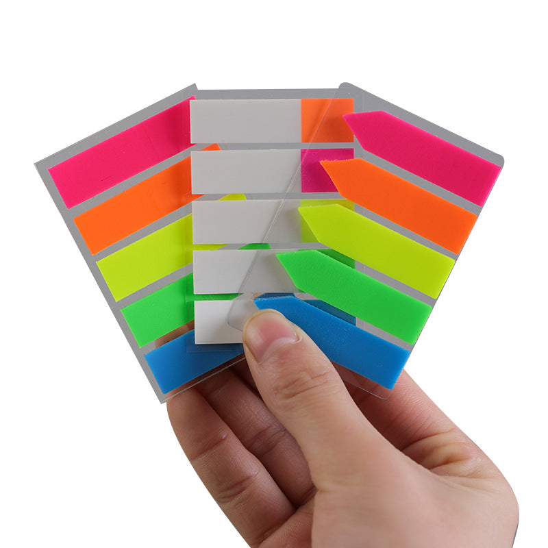 Calcomanías del índice de clasificación fluorescente de papel al por mayor